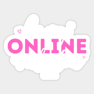 Be My Online Valentine Sticker